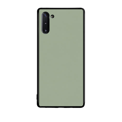 Θήκη Samsung Galaxy Note 10 Sage Green από τη Smartfits με σχέδιο στο πίσω μέρος και μαύρο περίβλημα | Samsung Galaxy Note 10 Sage Green case with colorful back and black bezels