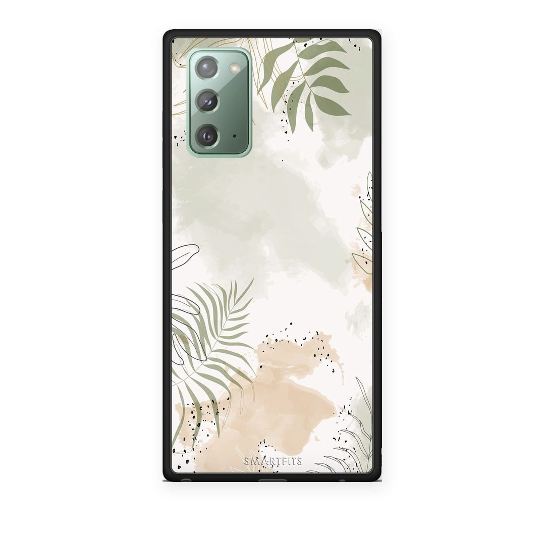 Θήκη Samsung Galaxy Note 20 Nude Plants από τη Smartfits με σχέδιο στο πίσω μέρος και μαύρο περίβλημα | Samsung Galaxy Note 20 Nude Plants case with colorful back and black bezels