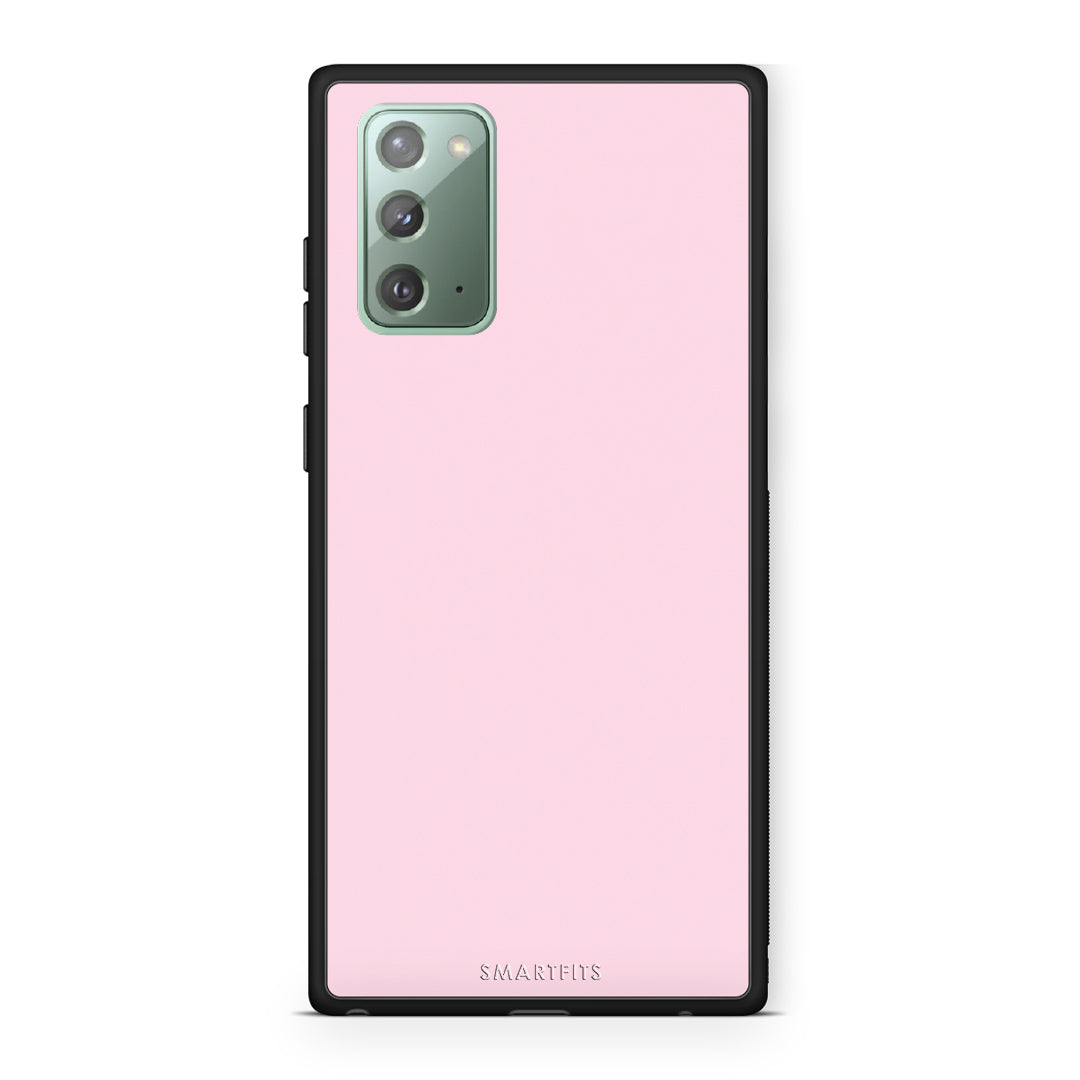 Θήκη Samsung Galaxy Note 20 Pale Pink από τη Smartfits με σχέδιο στο πίσω μέρος και μαύρο περίβλημα | Samsung Galaxy Note 20 Pale Pink case with colorful back and black bezels