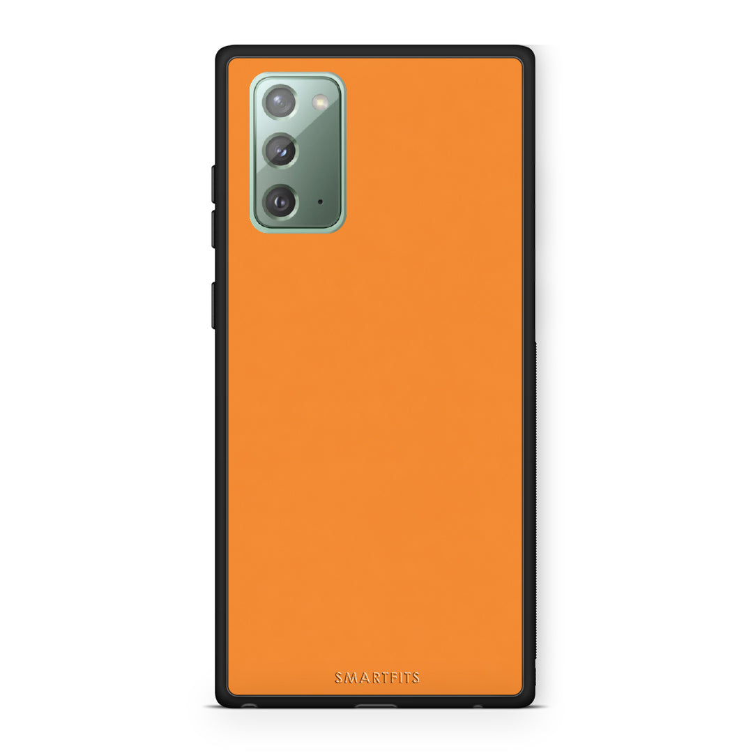 Θήκη Samsung Galaxy Note 20 Tangerine Orange από τη Smartfits με σχέδιο στο πίσω μέρος και μαύρο περίβλημα | Samsung Galaxy Note 20 Tangerine Orange case with colorful back and black bezels