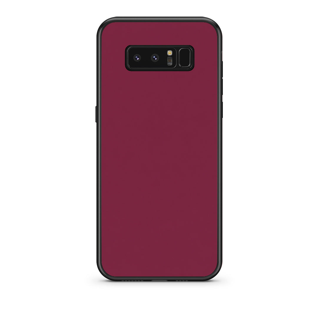 Θήκη Samsung Galaxy Note 8 Burgundy από τη Smartfits με σχέδιο στο πίσω μέρος και μαύρο περίβλημα | Samsung Galaxy Note 8 Burgundy case with colorful back and black bezels
