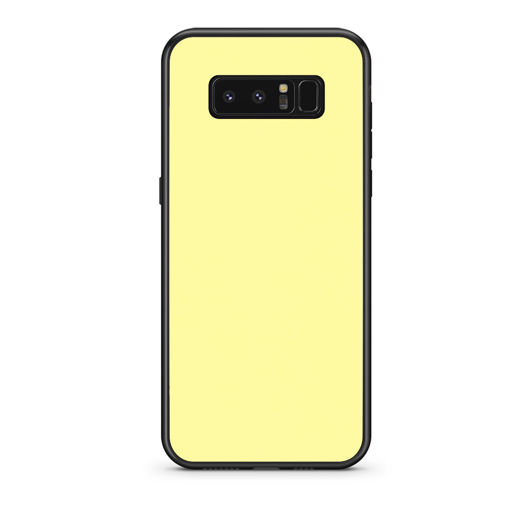 Θήκη Samsung Galaxy Note 8 Butter Yellow από τη Smartfits με σχέδιο στο πίσω μέρος και μαύρο περίβλημα | Samsung Galaxy Note 8 Butter Yellow case with colorful back and black bezels