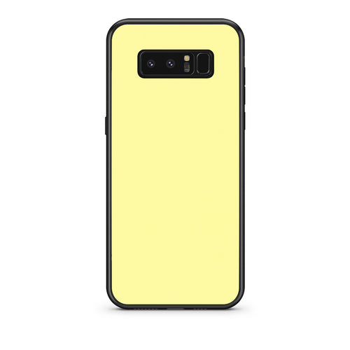 Θήκη Samsung Galaxy Note 8 Butter Yellow από τη Smartfits με σχέδιο στο πίσω μέρος και μαύρο περίβλημα | Samsung Galaxy Note 8 Butter Yellow case with colorful back and black bezels
