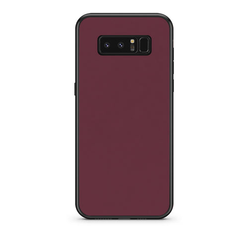 Θήκη Samsung Galaxy Note 8 Muted Burgundy από τη Smartfits με σχέδιο στο πίσω μέρος και μαύρο περίβλημα | Samsung Galaxy Note 8 Muted Burgundy case with colorful back and black bezels