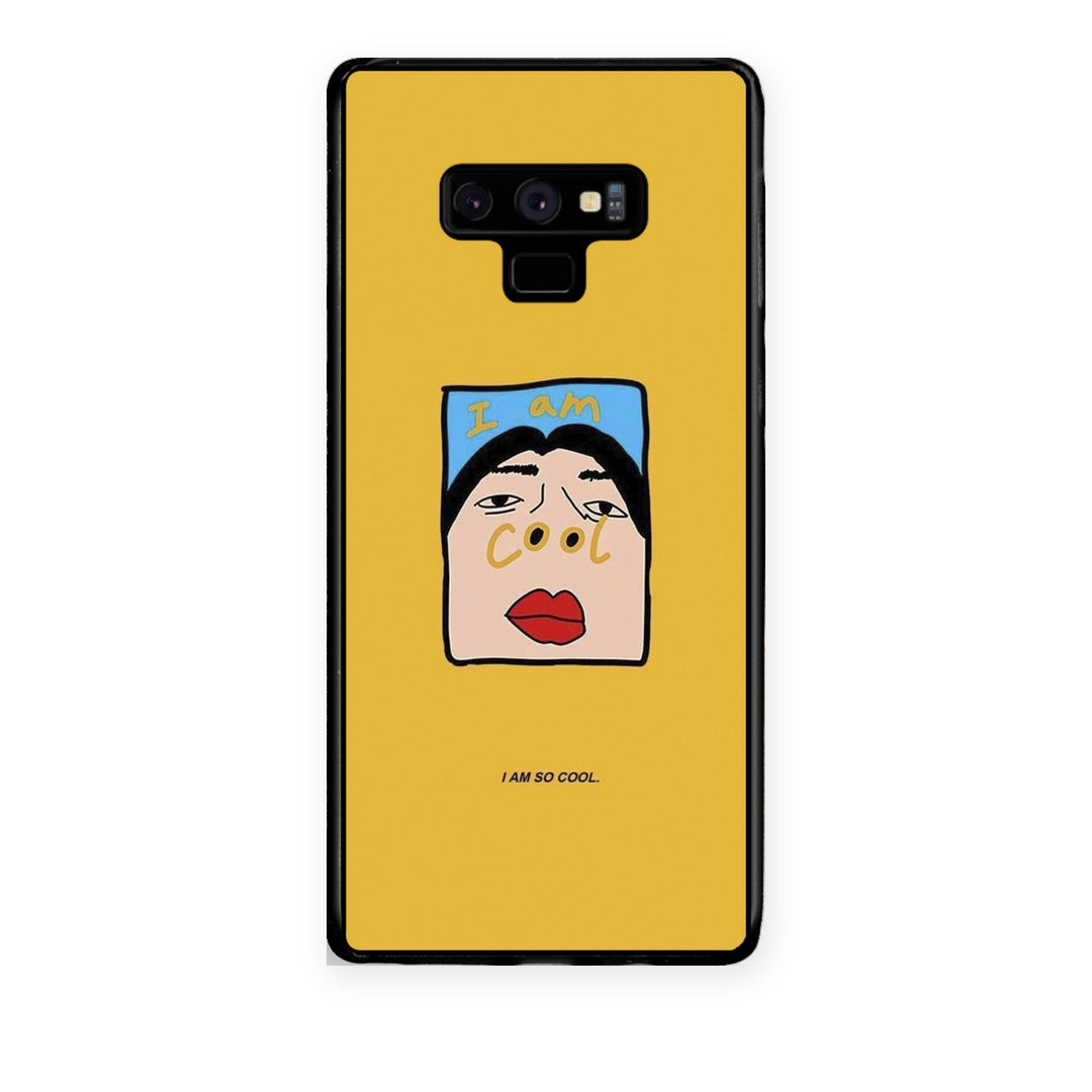 Θήκη Samsung Galaxy Note 9 So Cool από τη Smartfits με σχέδιο στο πίσω μέρος και μαύρο περίβλημα | Samsung Galaxy Note 9 So Cool case with colorful back and black bezels