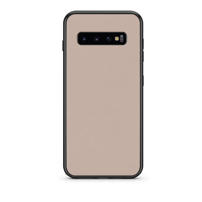Θήκη Samsung Galaxy S10 Blush Beige από τη Smartfits με σχέδιο στο πίσω μέρος και μαύρο περίβλημα | Samsung Galaxy S10 Blush Beige case with colorful back and black bezels