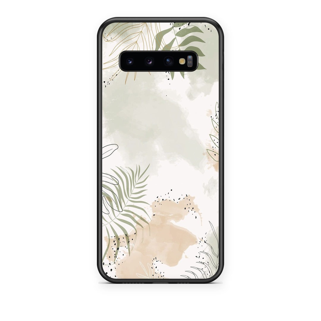 Θήκη Samsung Galaxy S10 Nude Plants από τη Smartfits με σχέδιο στο πίσω μέρος και μαύρο περίβλημα | Samsung Galaxy S10 Nude Plants case with colorful back and black bezels