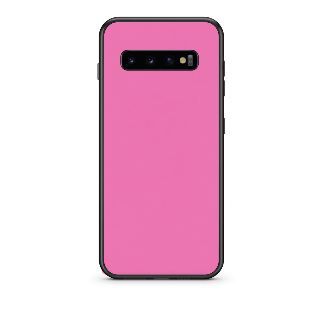 Θήκη Samsung Galaxy S10 Rose Pink από τη Smartfits με σχέδιο στο πίσω μέρος και μαύρο περίβλημα | Samsung Galaxy S10 Rose Pink case with colorful back and black bezels