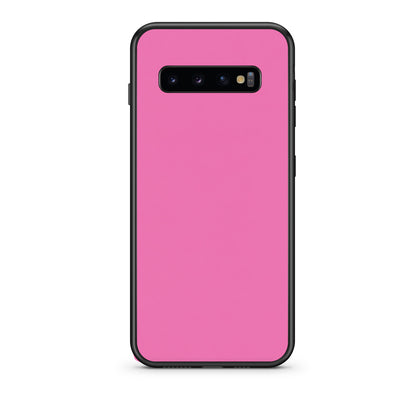 Θήκη Samsung Galaxy S10 Rose Pink από τη Smartfits με σχέδιο στο πίσω μέρος και μαύρο περίβλημα | Samsung Galaxy S10 Rose Pink case with colorful back and black bezels