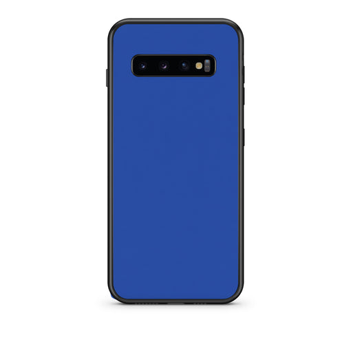 Θήκη Samsung Galaxy S10 Royal Blue από τη Smartfits με σχέδιο στο πίσω μέρος και μαύρο περίβλημα | Samsung Galaxy S10 Royal Blue case with colorful back and black bezels