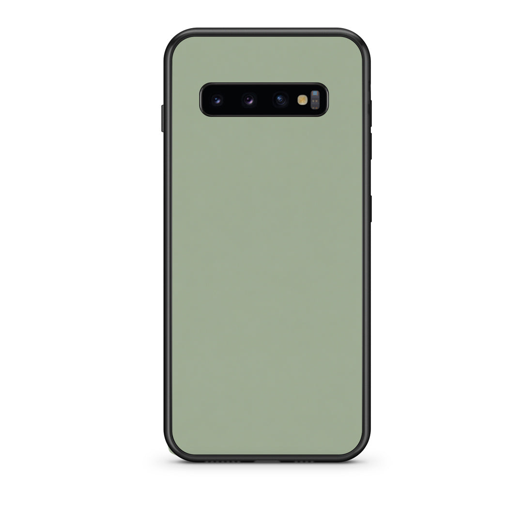 Θήκη Samsung Galaxy S10 Sage Green από τη Smartfits με σχέδιο στο πίσω μέρος και μαύρο περίβλημα | Samsung Galaxy S10 Sage Green case with colorful back and black bezels
