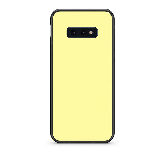 Θήκη Samsung Galaxy S10e Butter Yellow από τη Smartfits με σχέδιο στο πίσω μέρος και μαύρο περίβλημα | Samsung Galaxy S10e Butter Yellow case with colorful back and black bezels