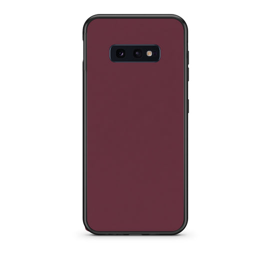 Θήκη Samsung Galaxy S10e Muted Burgundy από τη Smartfits με σχέδιο στο πίσω μέρος και μαύρο περίβλημα | Samsung Galaxy S10e Muted Burgundy case with colorful back and black bezels