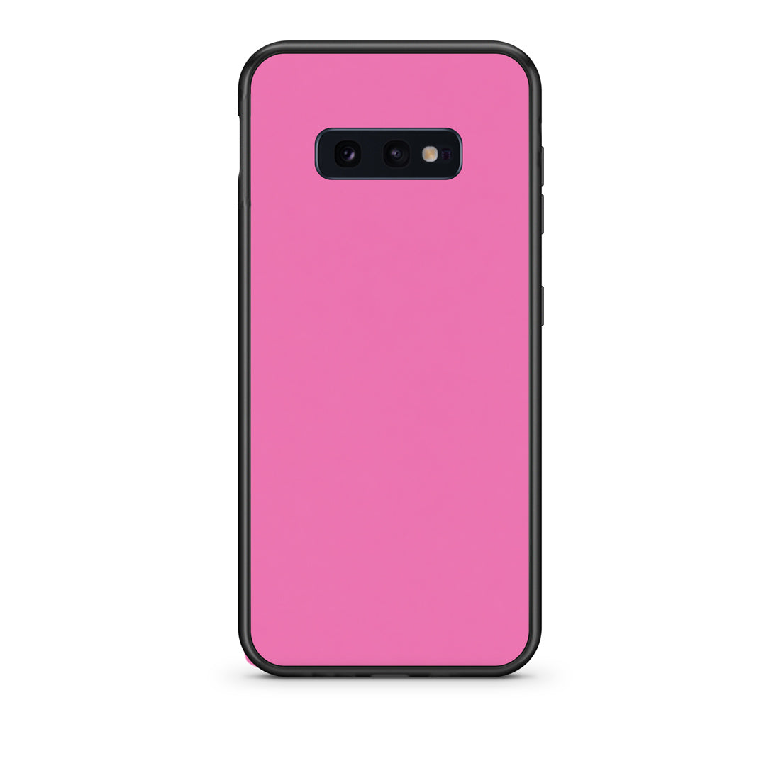 Θήκη Samsung Galaxy S10e Rose Pink από τη Smartfits με σχέδιο στο πίσω μέρος και μαύρο περίβλημα | Samsung Galaxy S10e Rose Pink case with colorful back and black bezels