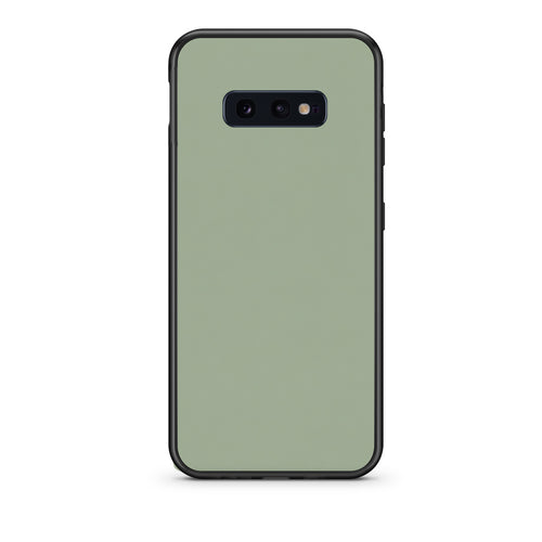 Θήκη Samsung Galaxy S10e Sage Green από τη Smartfits με σχέδιο στο πίσω μέρος και μαύρο περίβλημα | Samsung Galaxy S10e Sage Green case with colorful back and black bezels