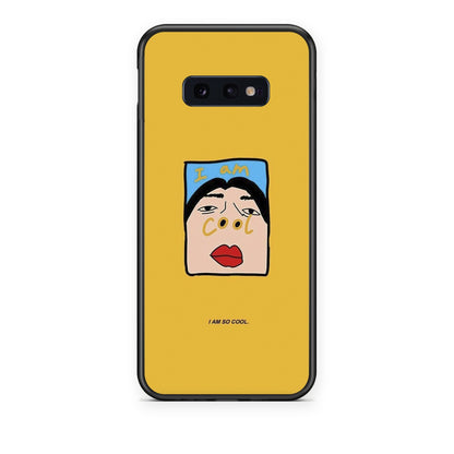 Θήκη Samsung Galaxy S10e So Cool από τη Smartfits με σχέδιο στο πίσω μέρος και μαύρο περίβλημα | Samsung Galaxy S10e So Cool case with colorful back and black bezels