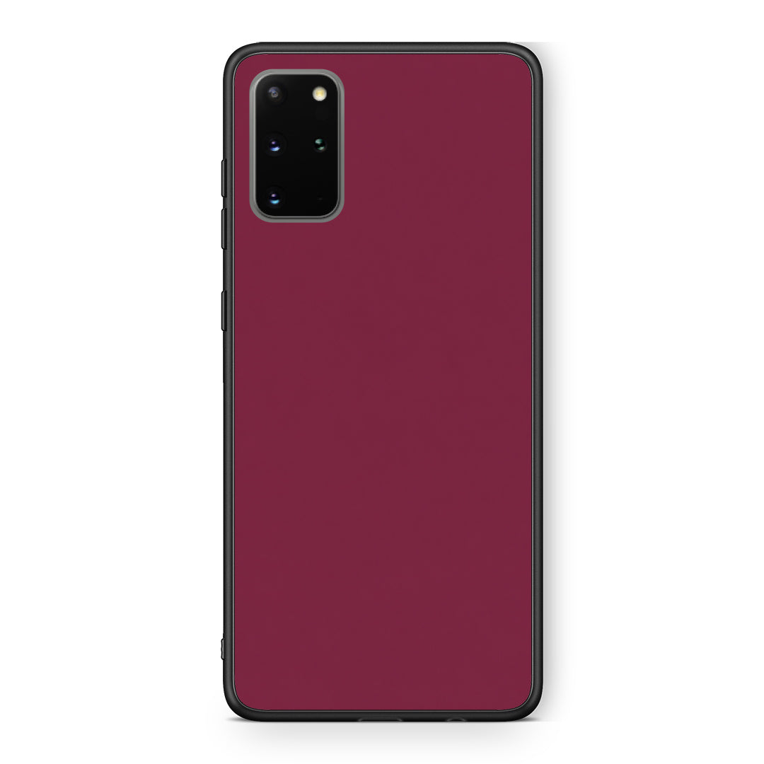 Θήκη Samsung Galaxy S20+ Burgundy από τη Smartfits με σχέδιο στο πίσω μέρος και μαύρο περίβλημα | Samsung Galaxy S20+ Burgundy case with colorful back and black bezels
