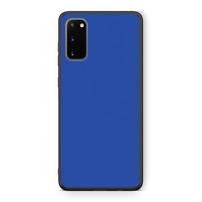 Θήκη Samsung Galaxy S20 Royal Blue από τη Smartfits με σχέδιο στο πίσω μέρος και μαύρο περίβλημα | Samsung Galaxy S20 Royal Blue case with colorful back and black bezels