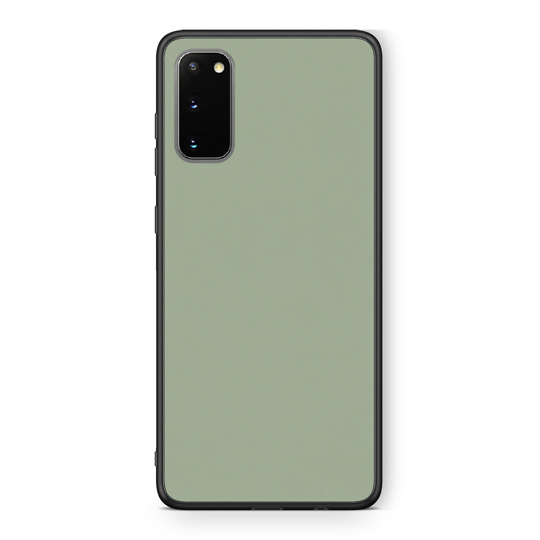 Θήκη Samsung Galaxy S20 Sage Green από τη Smartfits με σχέδιο στο πίσω μέρος και μαύρο περίβλημα | Samsung Galaxy S20 Sage Green case with colorful back and black bezels