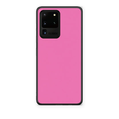 Θήκη Samsung Galaxy S20 Ultra Rose Pink από τη Smartfits με σχέδιο στο πίσω μέρος και μαύρο περίβλημα | Samsung Galaxy S20 Ultra Rose Pink case with colorful back and black bezels