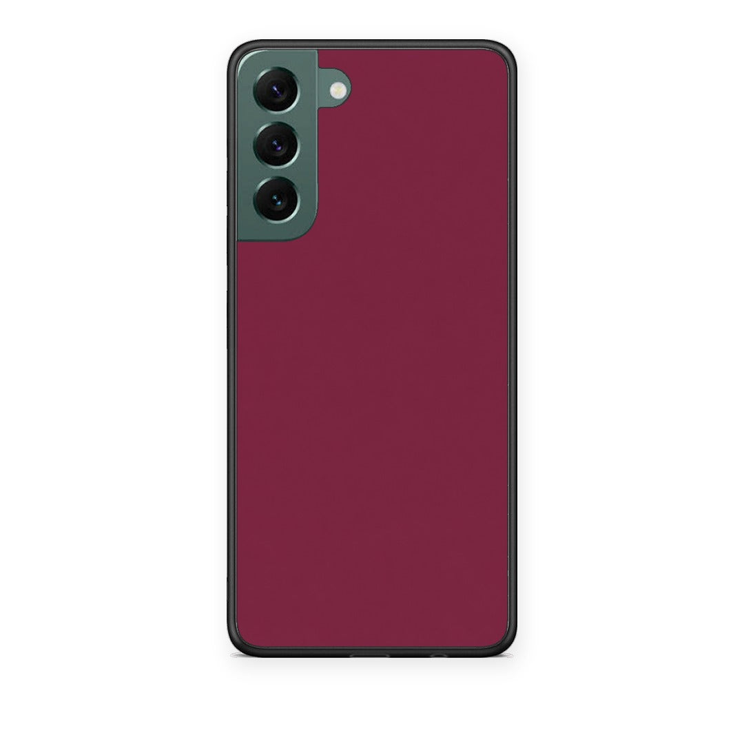 Θήκη Samsung Galaxy S22 Plus Burgundy από τη Smartfits με σχέδιο στο πίσω μέρος και μαύρο περίβλημα | Samsung Galaxy S22 Plus Burgundy case with colorful back and black bezels