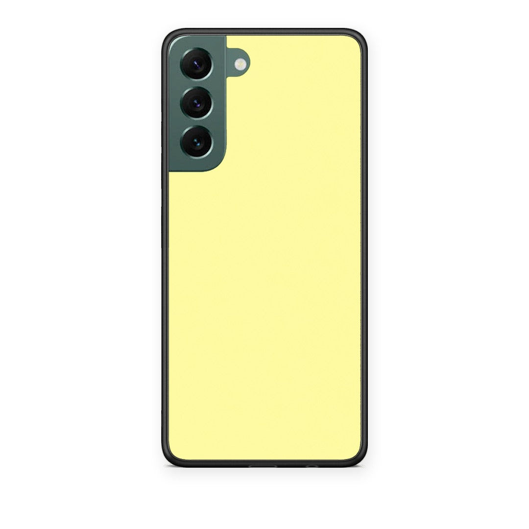 Θήκη Samsung Galaxy S22 Plus Butter Yellow από τη Smartfits με σχέδιο στο πίσω μέρος και μαύρο περίβλημα | Samsung Galaxy S22 Plus Butter Yellow case with colorful back and black bezels