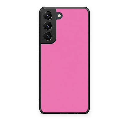 Θήκη Samsung Galaxy S22 Rose Pink από τη Smartfits με σχέδιο στο πίσω μέρος και μαύρο περίβλημα | Samsung Galaxy S22 Rose Pink case with colorful back and black bezels