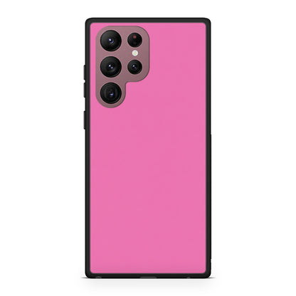 Θήκη Samsung Galaxy S22 Ultra Rose Pink από τη Smartfits με σχέδιο στο πίσω μέρος και μαύρο περίβλημα | Samsung Galaxy S22 Ultra Rose Pink case with colorful back and black bezels
