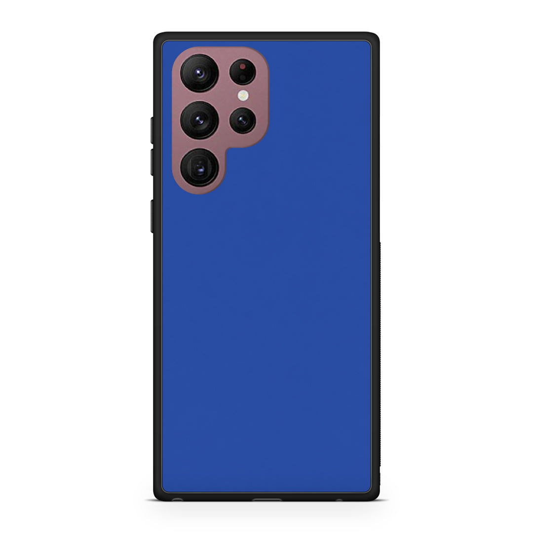 Θήκη Samsung Galaxy S22 Ultra Royal Blue από τη Smartfits με σχέδιο στο πίσω μέρος και μαύρο περίβλημα | Samsung Galaxy S22 Ultra Royal Blue case with colorful back and black bezels