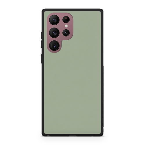 Θήκη Samsung Galaxy S22 Ultra Sage Green από τη Smartfits με σχέδιο στο πίσω μέρος και μαύρο περίβλημα | Samsung Galaxy S22 Ultra Sage Green case with colorful back and black bezels