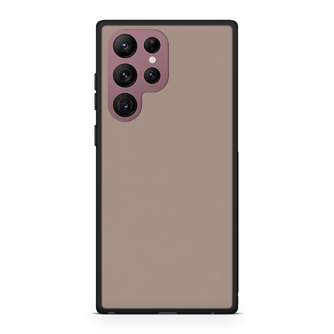 Θήκη Samsung Galaxy S22 Ultra Warm Taupe από τη Smartfits με σχέδιο στο πίσω μέρος και μαύρο περίβλημα | Samsung Galaxy S22 Ultra Warm Taupe case with colorful back and black bezels