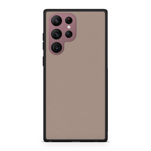 Θήκη Samsung Galaxy S22 Ultra Warm Taupe από τη Smartfits με σχέδιο στο πίσω μέρος και μαύρο περίβλημα | Samsung Galaxy S22 Ultra Warm Taupe case with colorful back and black bezels