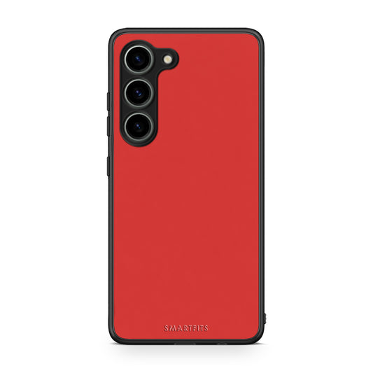 Θήκη Samsung Galaxy S23 Poppy Red από τη Smartfits με σχέδιο στο πίσω μέρος και μαύρο περίβλημα | Samsung Galaxy S23 Poppy Red case with colorful back and black bezels