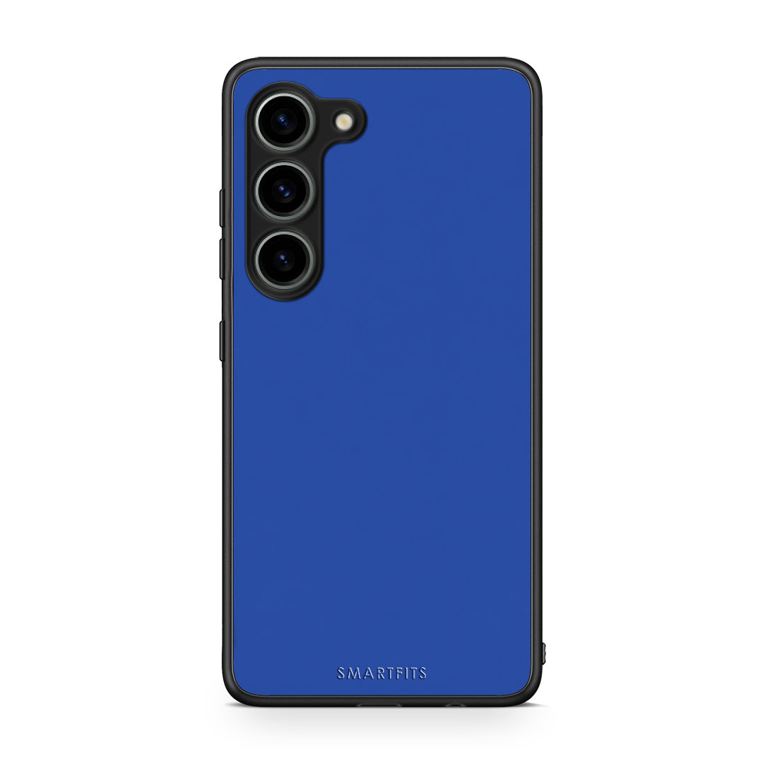 Θήκη Samsung Galaxy S23 Royal Blue από τη Smartfits με σχέδιο στο πίσω μέρος και μαύρο περίβλημα | Samsung Galaxy S23 Royal Blue case with colorful back and black bezels