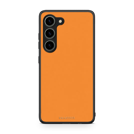 Θήκη Samsung Galaxy S23 Tangerine Orange από τη Smartfits με σχέδιο στο πίσω μέρος και μαύρο περίβλημα | Samsung Galaxy S23 Tangerine Orange case with colorful back and black bezels