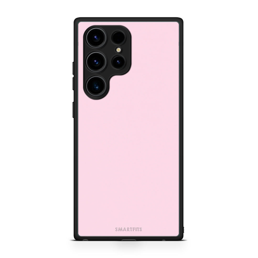 Θήκη Samsung Galaxy S23 Ultra Pale Pink από τη Smartfits με σχέδιο στο πίσω μέρος και μαύρο περίβλημα | Samsung Galaxy S23 Ultra Pale Pink case with colorful back and black bezels