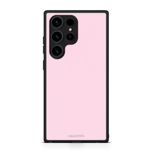 Θήκη Samsung Galaxy S23 Ultra Pale Pink από τη Smartfits με σχέδιο στο πίσω μέρος και μαύρο περίβλημα | Samsung Galaxy S23 Ultra Pale Pink case with colorful back and black bezels