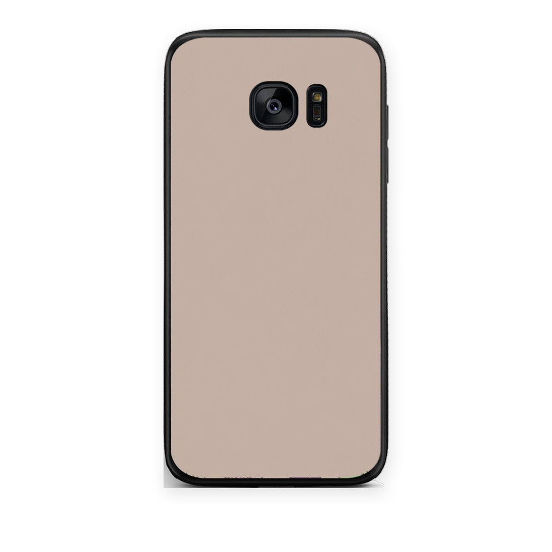Θήκη Samsung Galaxy S7 Blush Beige από τη Smartfits με σχέδιο στο πίσω μέρος και μαύρο περίβλημα | Samsung Galaxy S7 Blush Beige case with colorful back and black bezels
