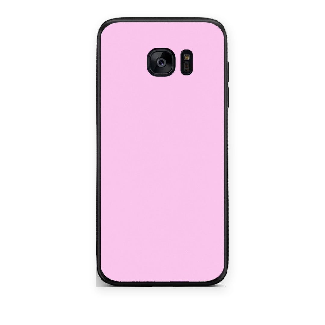 Θήκη Samsung Galaxy S7 Cotton Candy Pink από τη Smartfits με σχέδιο στο πίσω μέρος και μαύρο περίβλημα | Samsung Galaxy S7 Cotton Candy Pink case with colorful back and black bezels