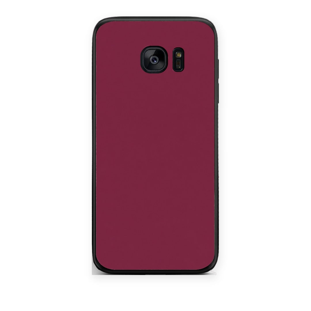 Θήκη Samsung Galaxy S7 Edge Burgundy από τη Smartfits με σχέδιο στο πίσω μέρος και μαύρο περίβλημα | Samsung Galaxy S7 Edge Burgundy case with colorful back and black bezels