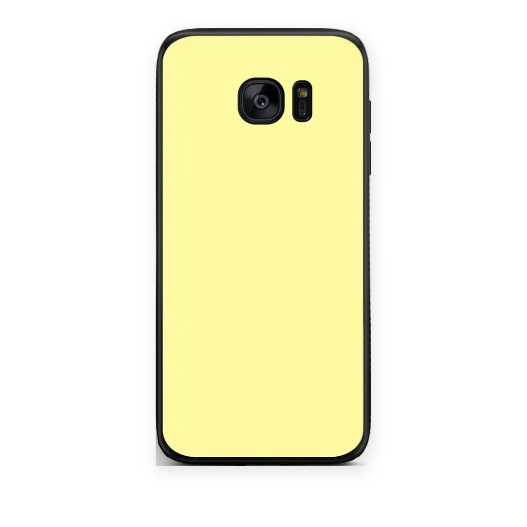 Θήκη Samsung Galaxy S7 Edge Butter Yellow από τη Smartfits με σχέδιο στο πίσω μέρος και μαύρο περίβλημα | Samsung Galaxy S7 Edge Butter Yellow case with colorful back and black bezels