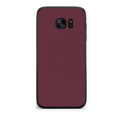 Θήκη Samsung Galaxy S7 Edge Muted Burgundy από τη Smartfits με σχέδιο στο πίσω μέρος και μαύρο περίβλημα | Samsung Galaxy S7 Edge Muted Burgundy case with colorful back and black bezels