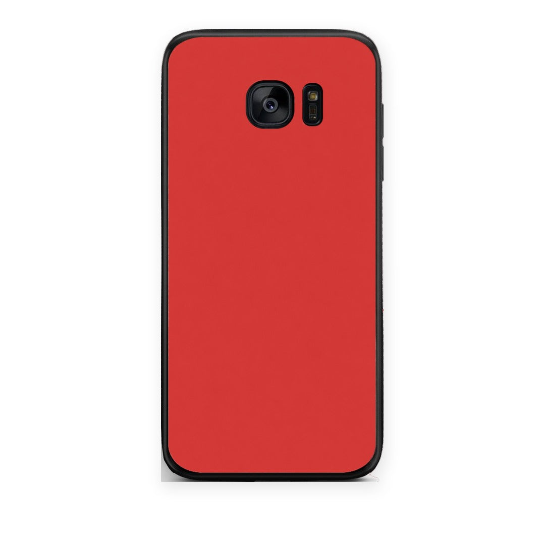 Θήκη Samsung Galaxy S7 Edge Poppy Red από τη Smartfits με σχέδιο στο πίσω μέρος και μαύρο περίβλημα | Samsung Galaxy S7 Edge Poppy Red case with colorful back and black bezels