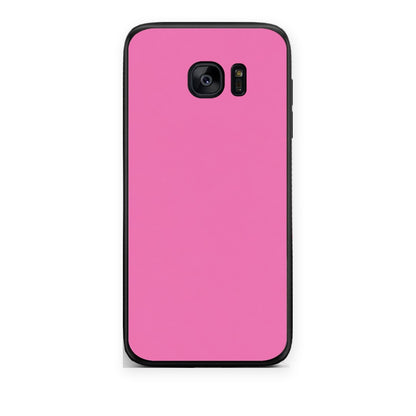 Θήκη Samsung Galaxy S7 Edge Rose Pink από τη Smartfits με σχέδιο στο πίσω μέρος και μαύρο περίβλημα | Samsung Galaxy S7 Edge Rose Pink case with colorful back and black bezels