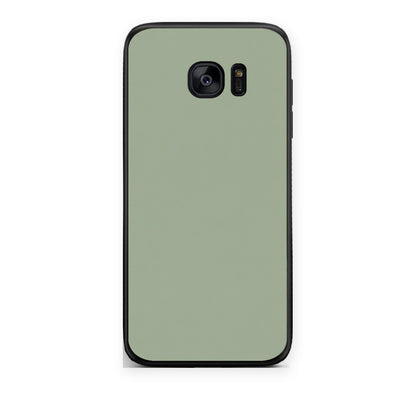Θήκη Samsung Galaxy S7 Edge Sage Green από τη Smartfits με σχέδιο στο πίσω μέρος και μαύρο περίβλημα | Samsung Galaxy S7 Edge Sage Green case with colorful back and black bezels