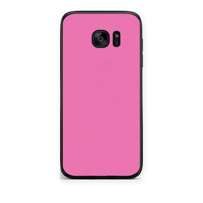 Θήκη Samsung Galaxy S7 Rose Pink από τη Smartfits με σχέδιο στο πίσω μέρος και μαύρο περίβλημα | Samsung Galaxy S7 Rose Pink case with colorful back and black bezels