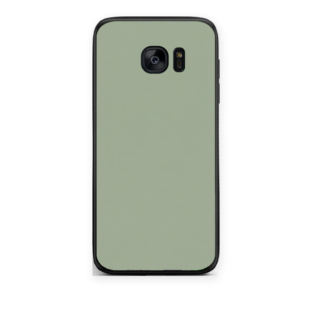 Θήκη Samsung Galaxy S7 Sage Green από τη Smartfits με σχέδιο στο πίσω μέρος και μαύρο περίβλημα | Samsung Galaxy S7 Sage Green case with colorful back and black bezels