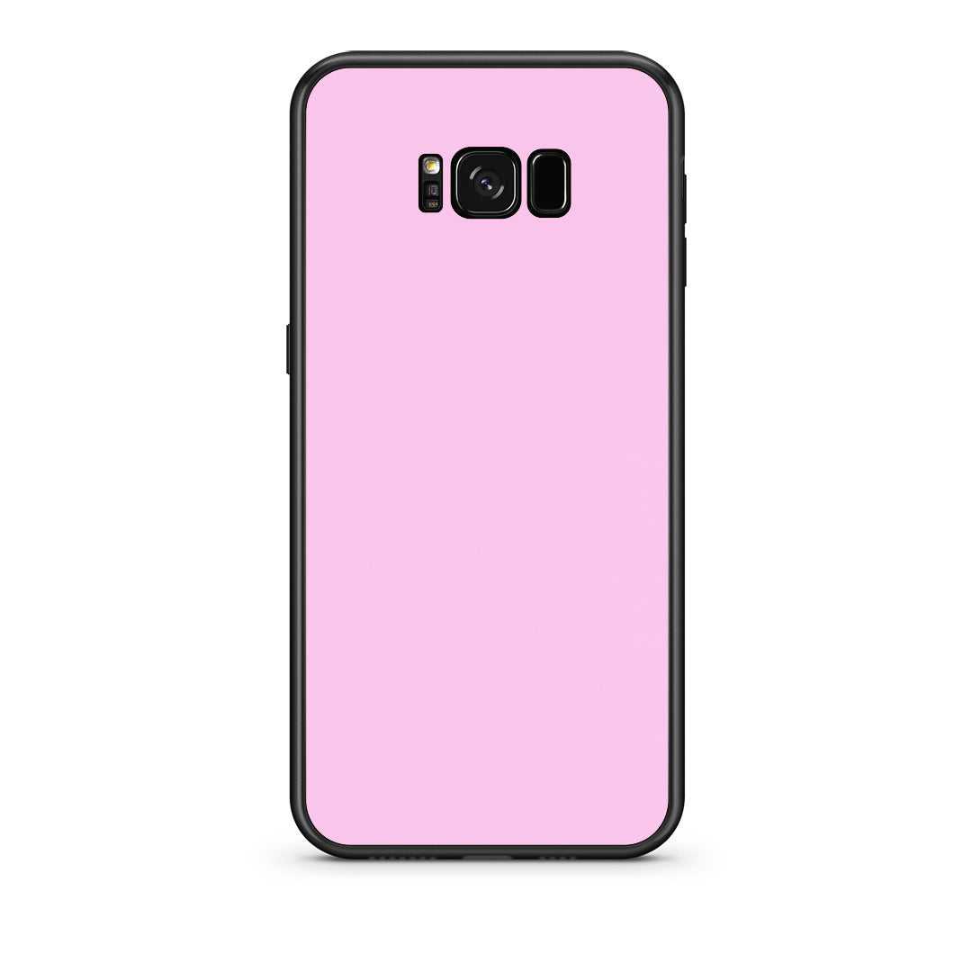 Θήκη Samsung Galaxy S8 Cotton Candy Pink από τη Smartfits με σχέδιο στο πίσω μέρος και μαύρο περίβλημα | Samsung Galaxy S8 Cotton Candy Pink case with colorful back and black bezels