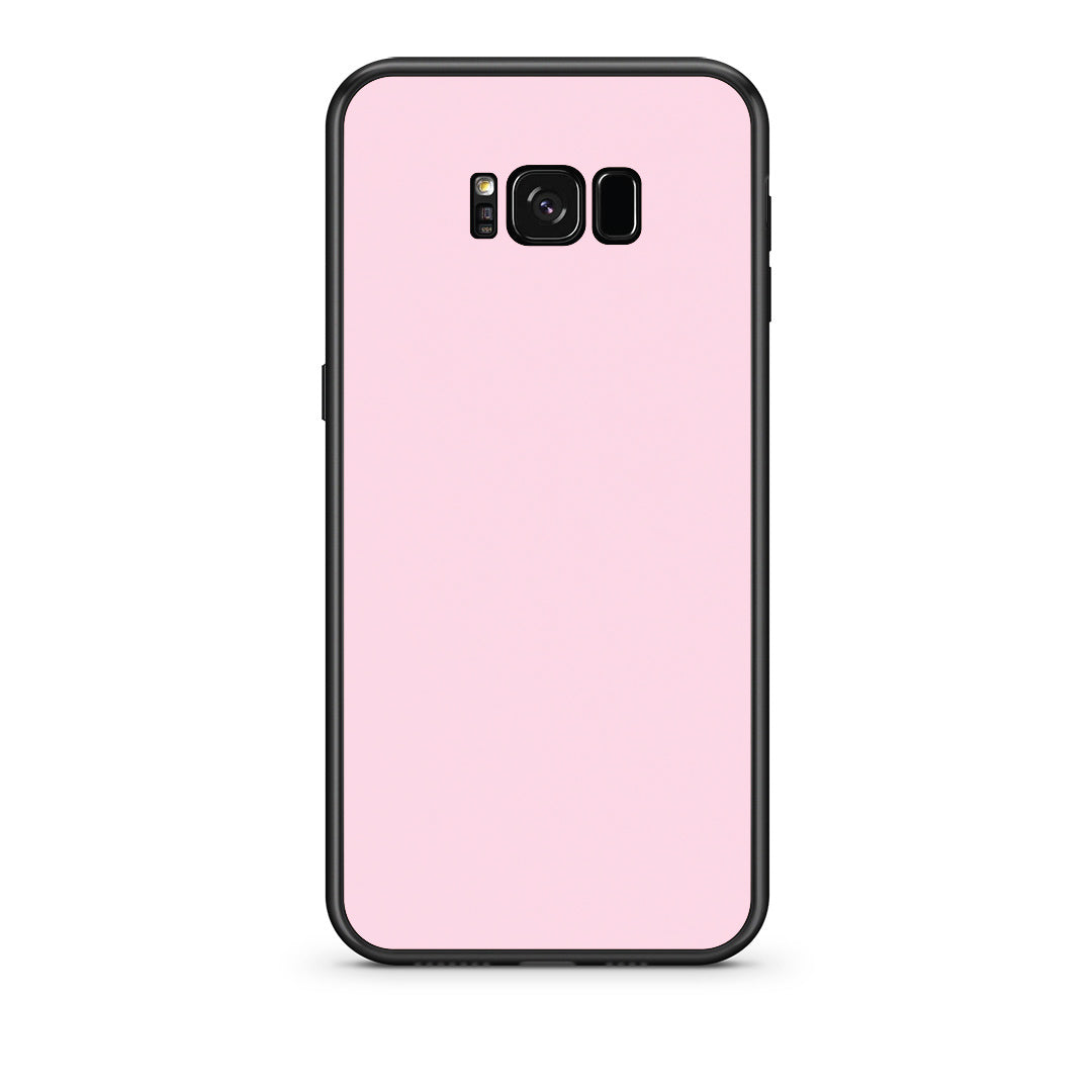 Θήκη Samsung Galaxy S8 Pale Pink από τη Smartfits με σχέδιο στο πίσω μέρος και μαύρο περίβλημα | Samsung Galaxy S8 Pale Pink case with colorful back and black bezels