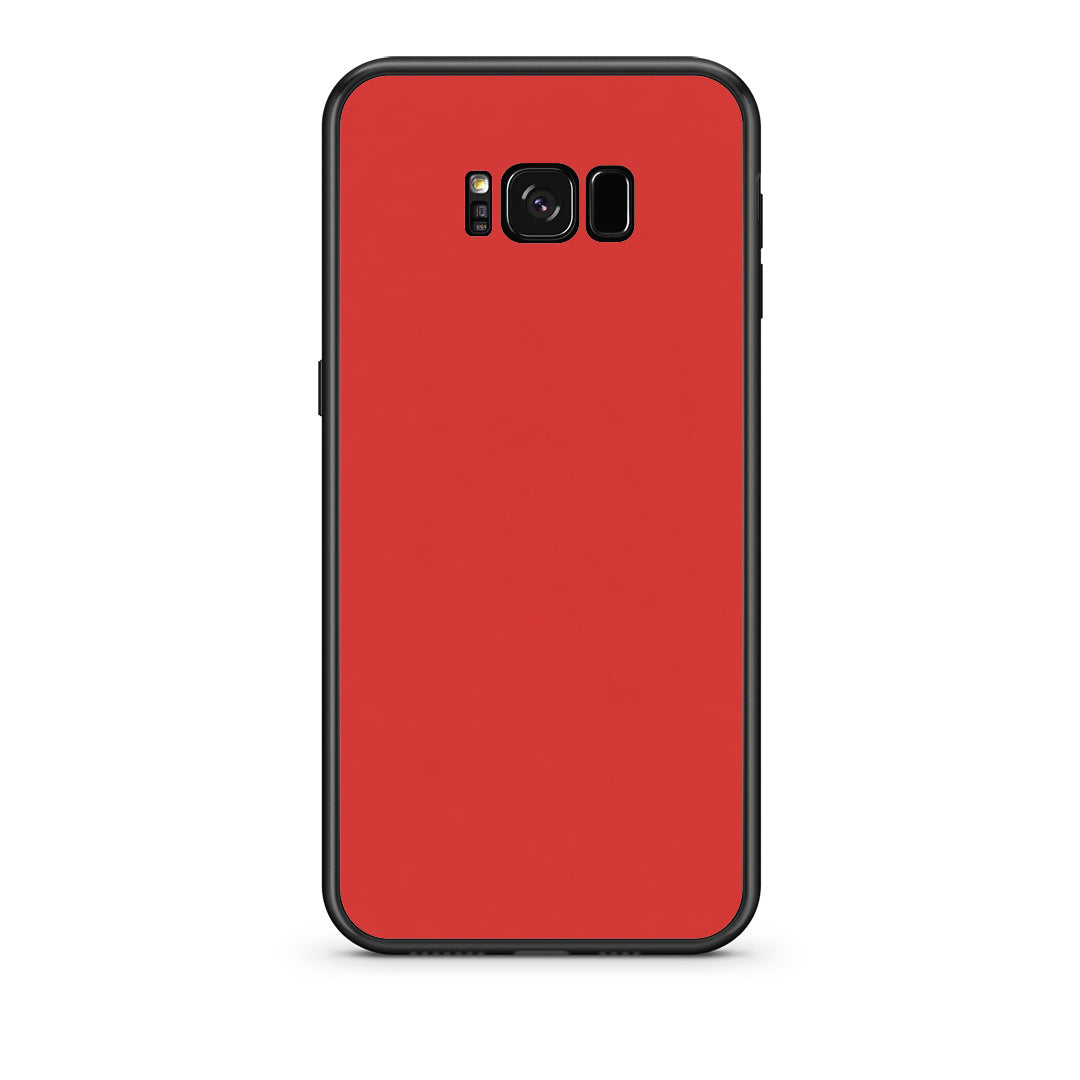 Θήκη Samsung Galaxy S8 Poppy Red από τη Smartfits με σχέδιο στο πίσω μέρος και μαύρο περίβλημα | Samsung Galaxy S8 Poppy Red case with colorful back and black bezels